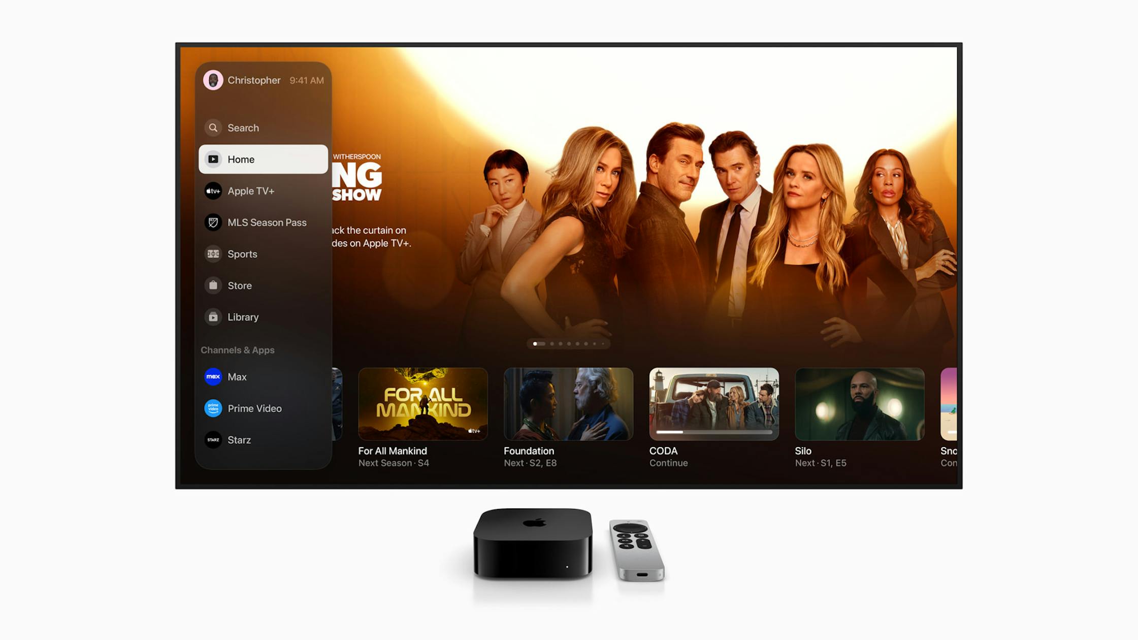 Apple TVアプリがリニューアル、ナビゲーション周りが新しくなり視聴体験が向上