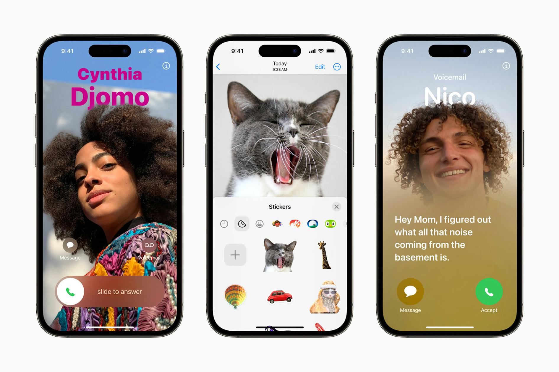 AppleがiOS 17を発表、電話やFaceTime、メッセージがさらにパーソナルで直感的に