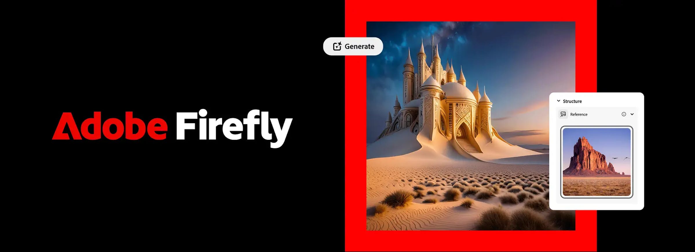 Adobe Fireflyが新機能「構成参照」を発表！参照画像のレイアウトに沿った画像生成が可能に