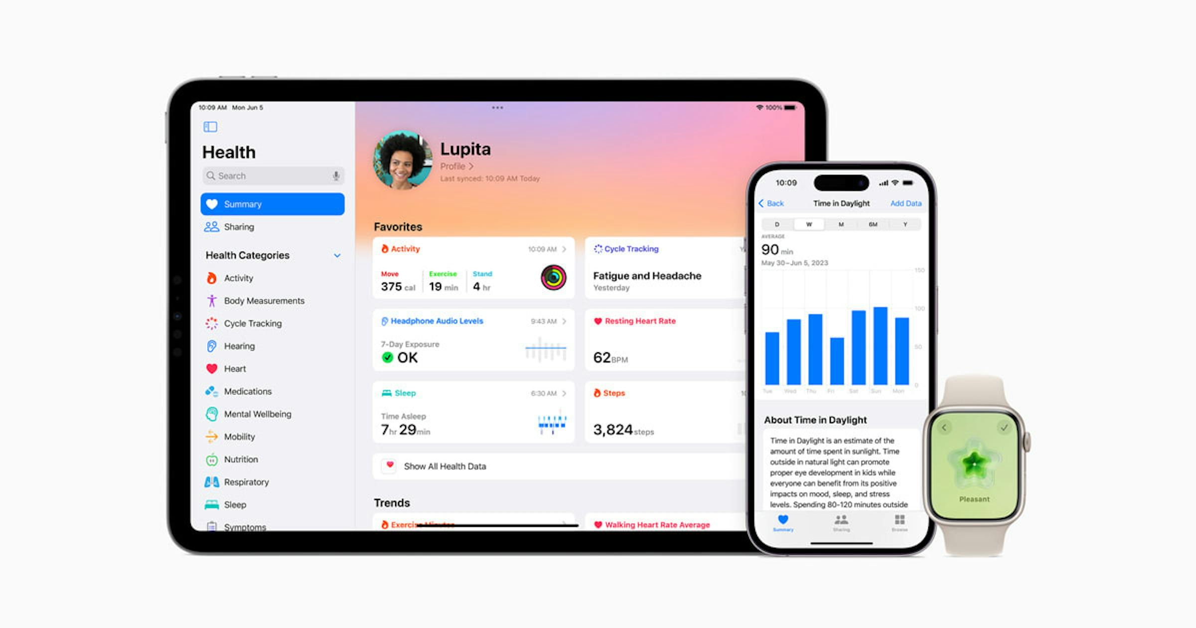 Apple、iOS 17とiPadOS 17およびwatchOS 10でメンタルヘルスと視力に関する機能を強化