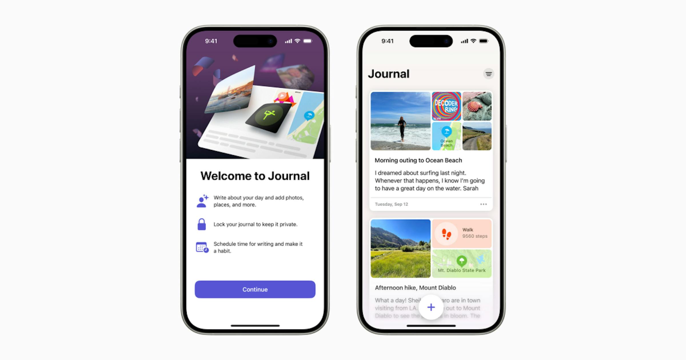 Apple、日常の瞬間や特別なイベントを記録する新しいアプリ「Journal」を発表