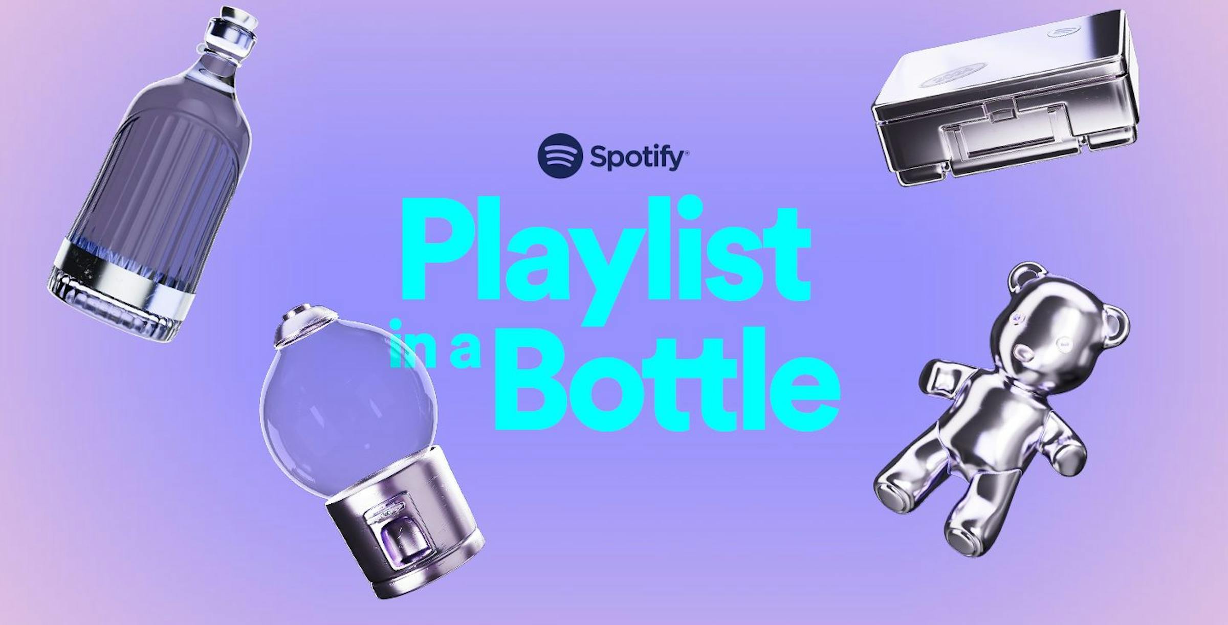 Spotifyが音楽のタイムカプセル「Playlist in a Bottle」機能をリリース
