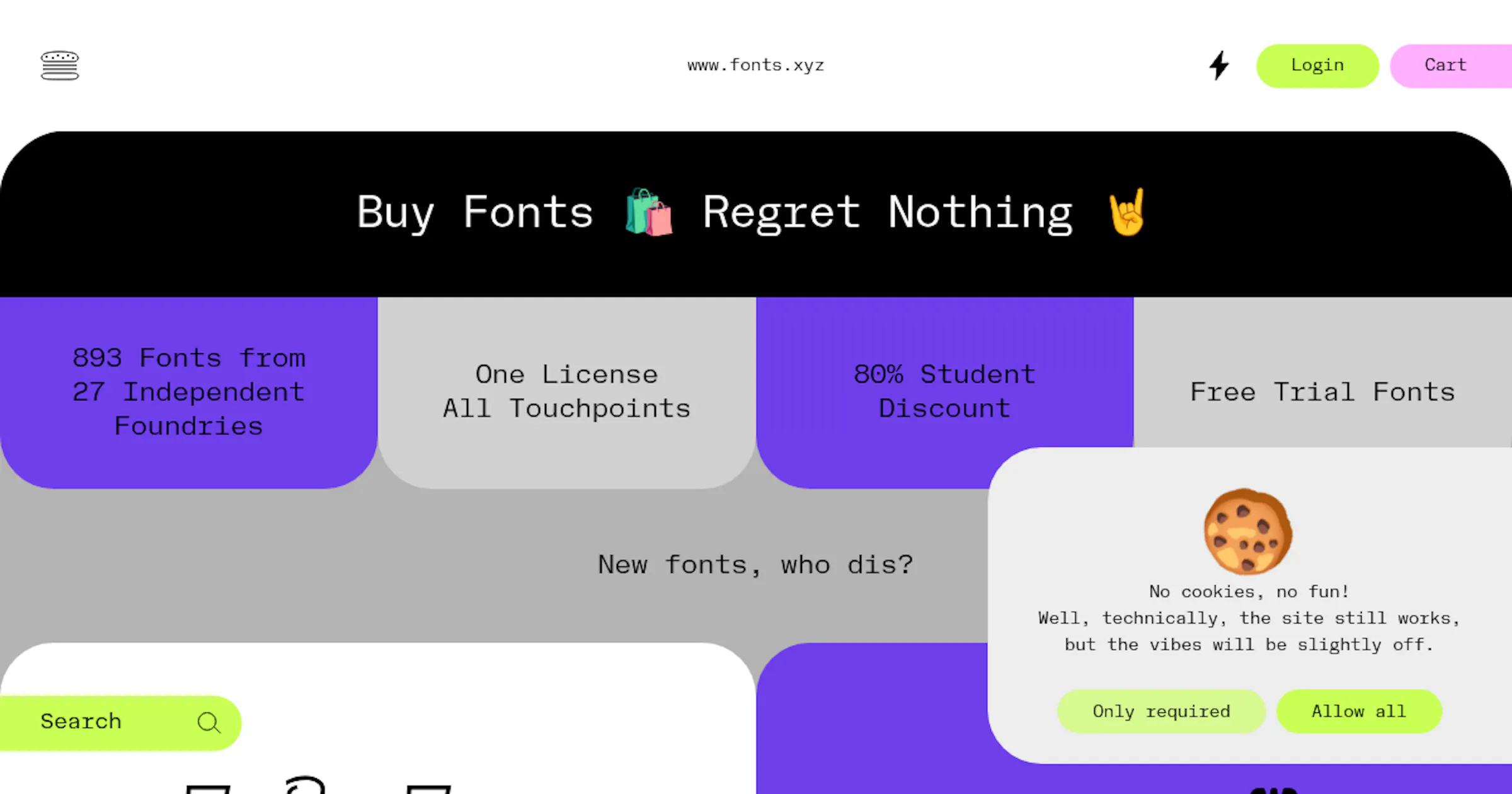 fonts.xyz:デザイナー向けフォント探索ツール