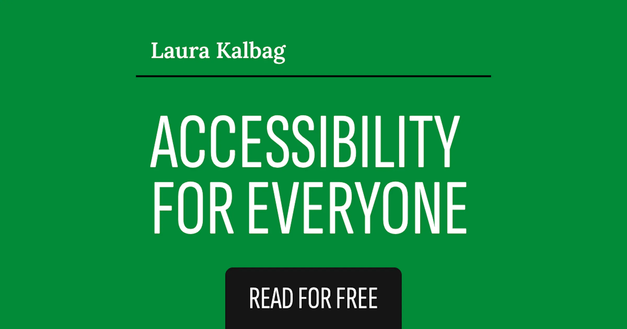 『Accessibility for Everyone』がオンラインで無料公開