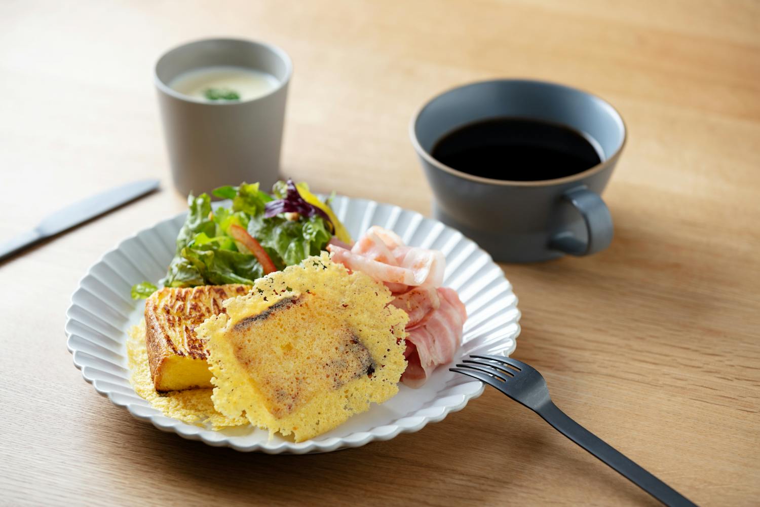 朝食のフレンチトースト