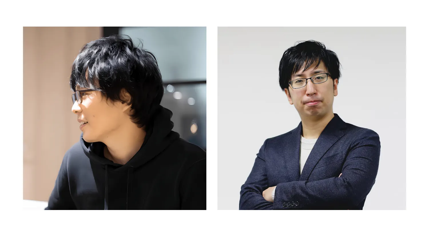 Ubie 畠山糧与さん（左）とアンカーデザイン 木浦幹雄さん