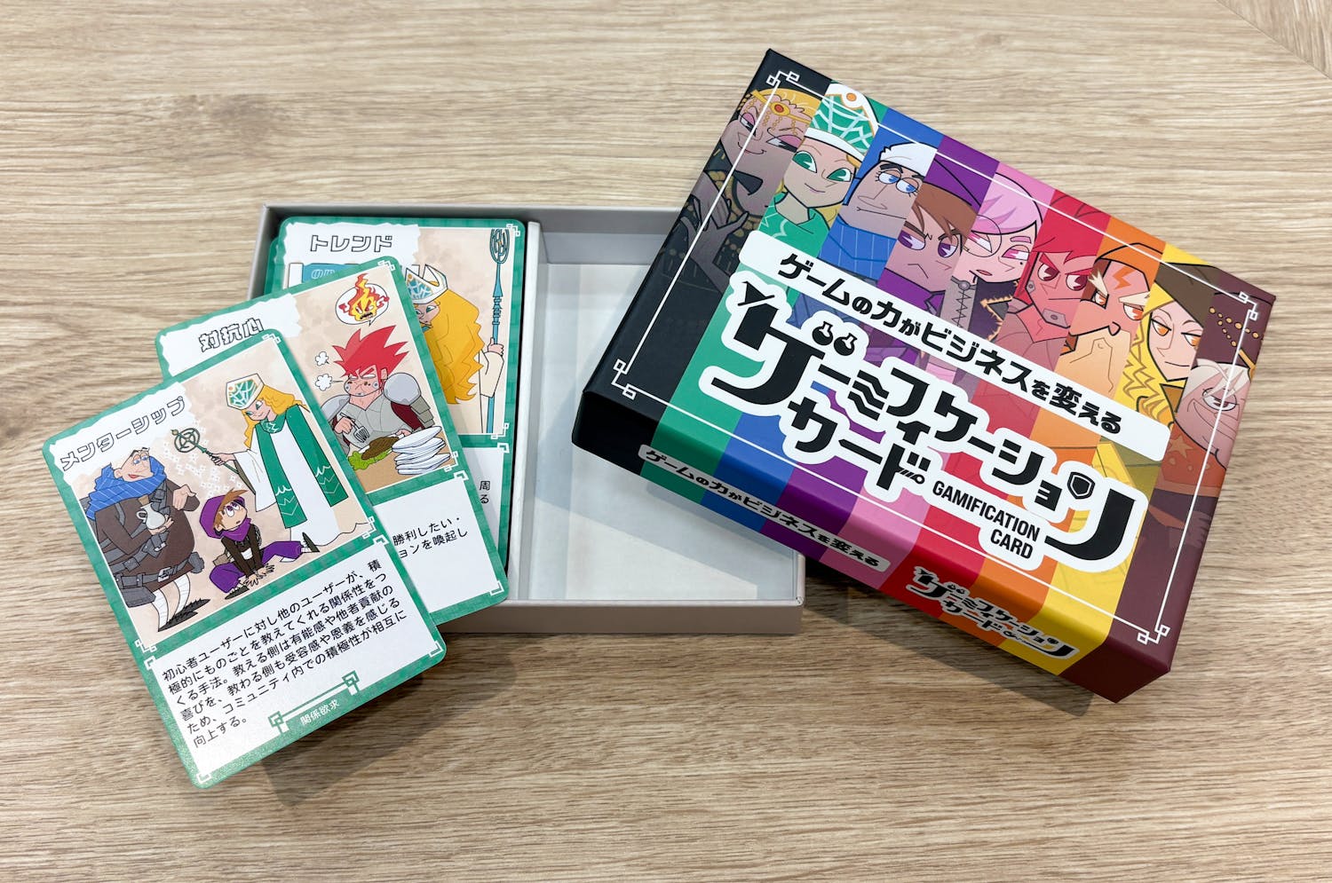 セガ エックスディーが開発した「ゲーミフィケーションカード」（筆者撮影）